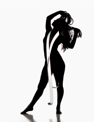 %22Silhouette Reflections%22 Artistic Nude Artwork by Model Shay